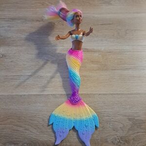 Barbie Colorful Mermaid Doll with Rainbow Hair & Tail